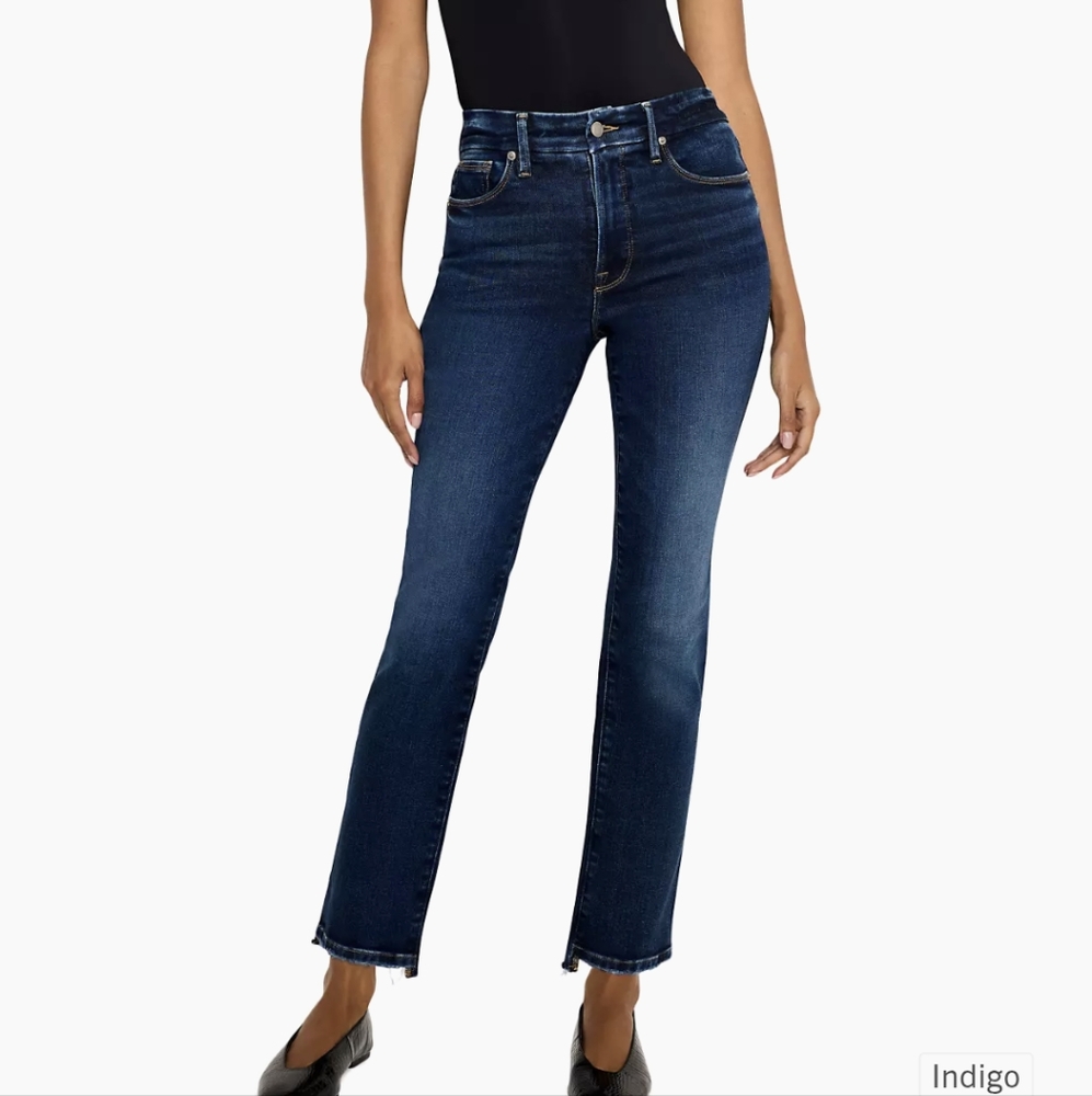 ❌SOLD❌ Good American Soft-tech Straight Jeans